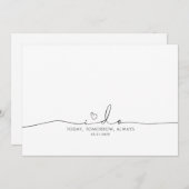 結婚式の日に新郎にメッセージを (正面/裏面)