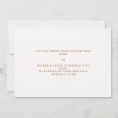 結婚式の日に母へ レトロテラコッタ (裏面)