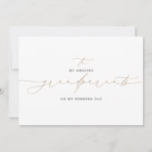 結婚式の日に祖父母にエレガント (正面)