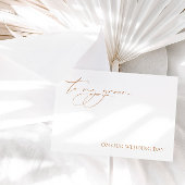 「結婚式の日に私の新郎へ」ウェディングデイカード