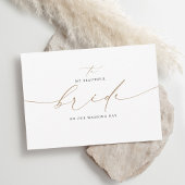 結婚式の日に私の花嫁にエレガント