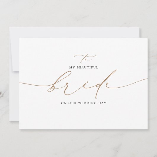 結婚式の日に私の花嫁にエレガント (正面)