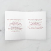 結婚式の日に花嫁を迎える-なぜあなたを愛しているのか カード (内部)