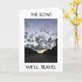 結婚式の日に、私たちは旅行する カード (黄色い花)