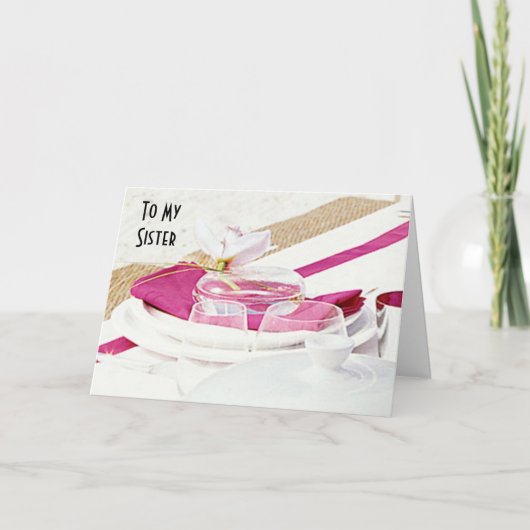 結婚式の日のお姉さんの恋 カード (正面)