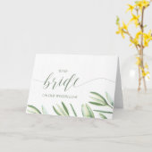 結婚式の日のカードで私の花嫁に植物学 カード (黄色い花)