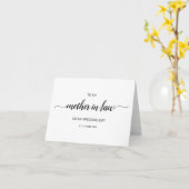 結婚式の日のカードで義母に脚本 カード (黄色い花)