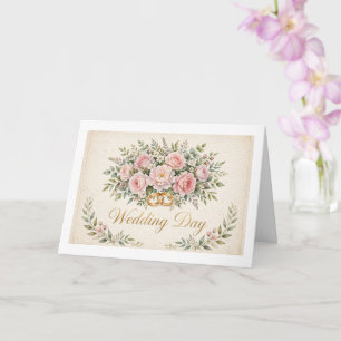 結婚式の日のカード カード