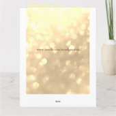 結婚式の日のデザイン カード (裏面)