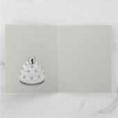 結婚式の日のデザイン カード (内部)