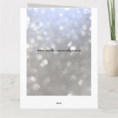 結婚式の日のデザイン カード (裏面)