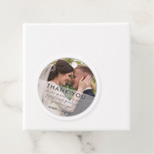 結婚式の日の写真ありがとう フェイバータグ (インサイチュ)