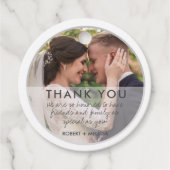 結婚式の日の写真ありがとう フェイバータグ (正面)