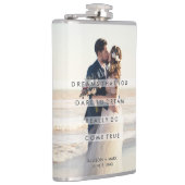 結婚式の日の写真の夢来真の新婚 フラスク (右)