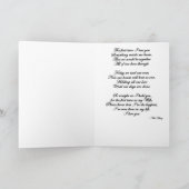 結婚式の日の妻 カード (内部)