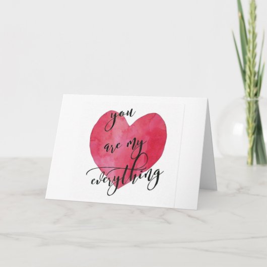 **結婚式の日の新郎**永遠の愛 カード (正面)