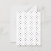 結婚式の日の暗い写真のシックな感謝していあなた ノートカード (裏面)