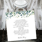 結婚式の日の祈りの言葉 カード