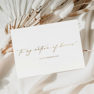 結婚式の日の私のマトロンにレズミヤ 箔カード