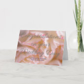 結婚式の日をおめでとうございます カード (正面)