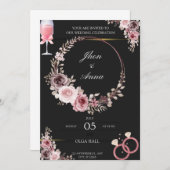 結婚式の日をより魔法のように演出 招待状 (正面/裏面)