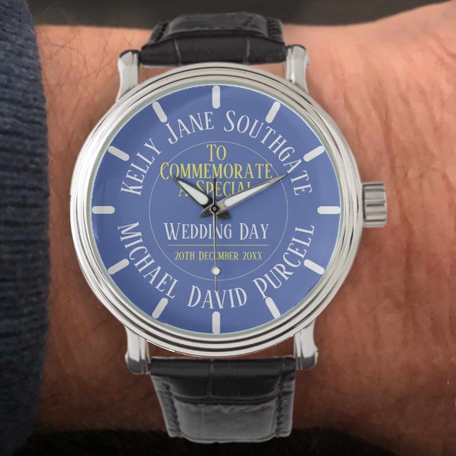 結婚式の日を記念して。対結婚した対 腕時計 (クリエイターアップロード済み)