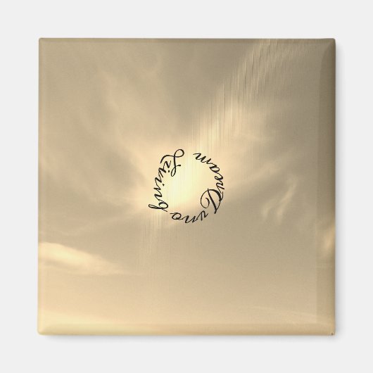 結婚式の日マグネットロマンチックデザインスタイル マグネット (正面)