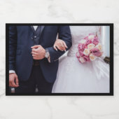 結婚式の日ミニワきらめくインラベル！ スパークリングワインラベル (シングルラベル)