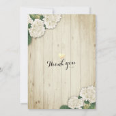 結婚式の日付あじさい文字列ライトウッドを保存 セーブザデート (裏面)