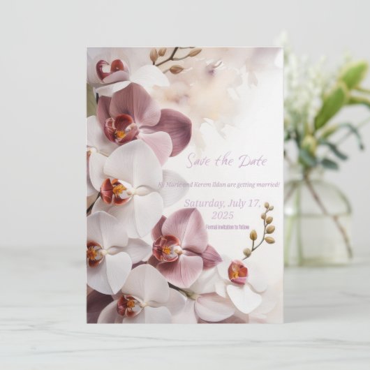 結婚式の日付の保存 セーブザデート (スタンド正面)