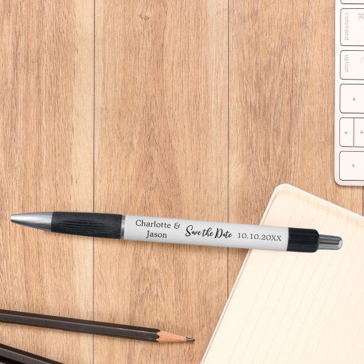結婚式の日付の保存 ボールペン