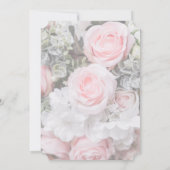 結婚式の日付の保存 |幾何学的モダンピンクロース セーブザデート (裏面)