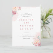 結婚式の日付の保存 | 赤面と開花 セーブザデート (スタンド正面)