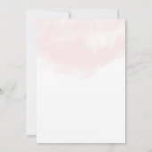 結婚式の日付の保存 | 赤面と開花 セーブザデート (裏面)