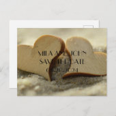 結婚式の日付はがきを保存 ポストカード (正面/裏面)