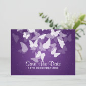 結婚式の日付を保存する隠れた蝶の紫 セーブザデート (スタンド正面)