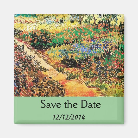 結婚式の日付を保存….. マグネット (正面)