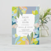 結婚式の日付を写真と一緒に保存 招待状 (スタンド正面)