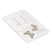 結婚式の日付蝶の磁石を保存 マグネット (右側)