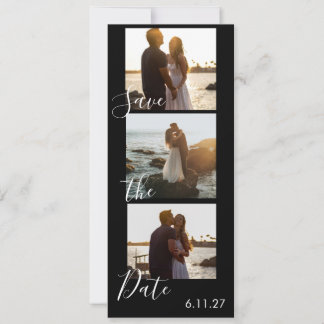 結婚式の日付 フォト フィルム ストリップ ウェディング カレンダー セーブザデート