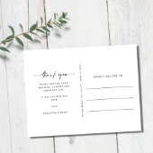 結婚式の日写真ありがとう ポストカード