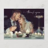 結婚式の日写真ありがとう ポストカード (正面)