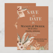 結婚式の日時を保存しよう セーブザデート (正面/裏面)