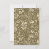 結婚式の日時を知らせるカード セーブザデート (裏面)