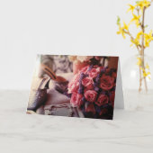 結婚式の日最高のに姉と私の友人 カード (黄色い花)