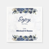 結婚式の日来をありがとう スタンダードカクテルナプキン (正面)