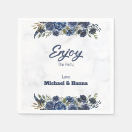 結婚式の日来をありがとう スタンダードカクテルナプキン