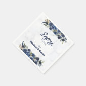 結婚式の日来をありがとう スタンダードカクテルナプキン (角)