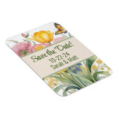 結婚式の日程お知らせマグネット マグネット (右側)