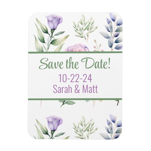 結婚式の日程お知らせマグネット マグネット (縦)